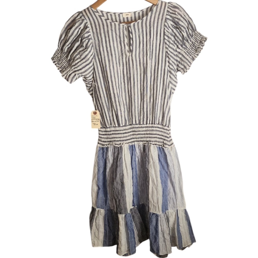 NWT Warm‎ Striped Cotton Mini Dress size 1